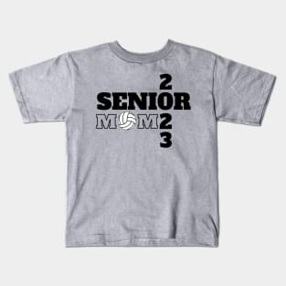 Senior 2023 Volleyball Mom Kids T-Shirt
